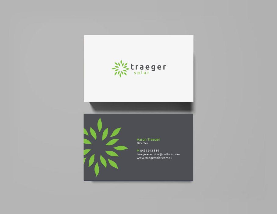 traeger-bc-work Traeger Solar is a solar services provider located in Australia. Brand created by Squaredots Australia.