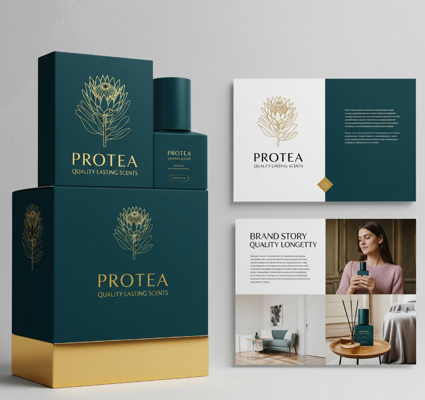 graphic design packaging and print design